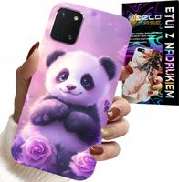 ETUI DO SAMSUNG GALAXY A81 - SŁODKA PANDA WZORY DLA DZIECI + SZKŁO
