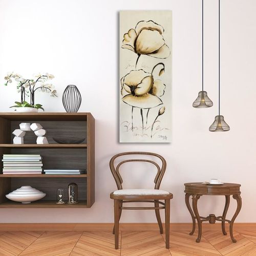 Deco Panel, Dwa kwiaty 40x100 na Arena.pl