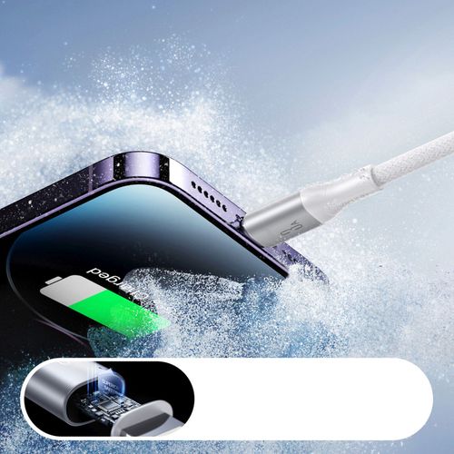 Kabel przewód USB-A - iPhone Lightning 3A 2m - biały na Arena.pl