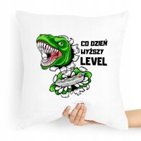Poduszka Zabawny Prezent Co Dzień Wyższy Level Z Nadrukiem Ze Zdjęciem