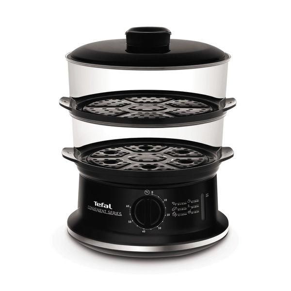 PAROWAR RYŻOWAR SZYBKOWAR MULTICOOKER TEFAL CONVENIENT VC1401 CZARNY zdjęcie 1