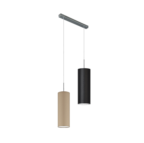 MADERA podwójna biała lampa wisząca E27 na Arena.pl