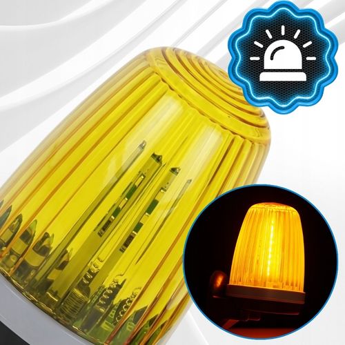 Uniwersalna Lampa sygnalizacyjna LED 12-230V do bramy KOGUT - Antena na Arena.pl