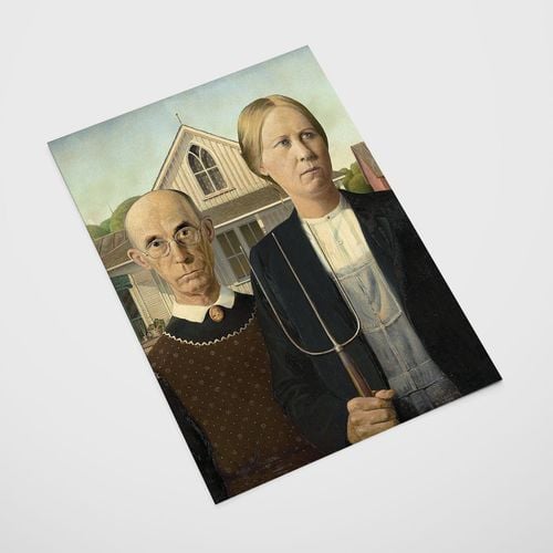 Plakat cyfrowy do wydruku American Gothic na Arena.pl