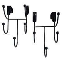 wieszak z 5 haczykami zestaw 2 szt czarny hapirm
