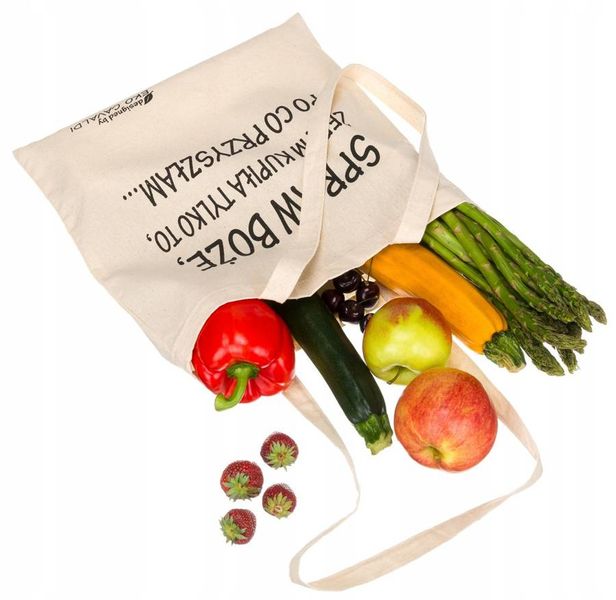 bawełniana torba typu shopper bag zdjęcie 5