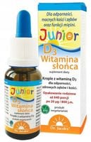 Dr Jacob's JUNIOR WITAMINA D3 SŁOŃCA Dla dzieci ODPORNOŚĆ KOŚCI ZĘBY