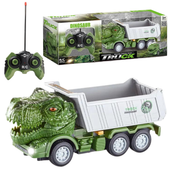 Auto Wywrotka Dinozaur Zdalnie Sterowana Na Pilot Rc Maszyna Budowlana Led