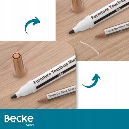 Zestaw 25 szt. naprawczy markery pisaki wosk do mebli paneli parkietu na Arena.pl
