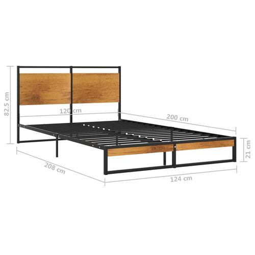 Rama łóżka, metalowa, 120 x 200 cm na Arena.pl