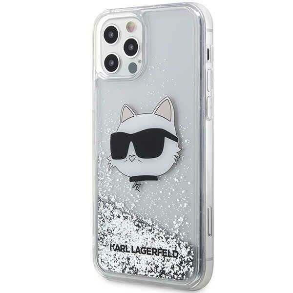 Etui Karl Lagerfeld do iPhone 12, iPhone 12 Pro, Srebrny zdjęcie 2
