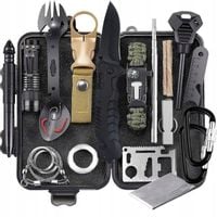 SURVIVALOWY WOJSKOWY ZESTAW PRZEŻYCIA MULTITOOL 32W1