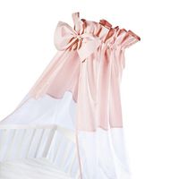 Baldachim uniwersalny z kokardą brudny róż