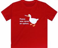 T-shirt ŚMIESZNA KOSZULKA Z GĘSIĄ r 3XL CZERWIEŃ