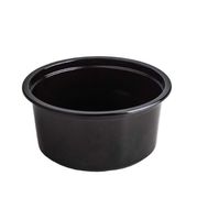 pojemnik na zupę czarny okrągły 350ml pp 50szt sup