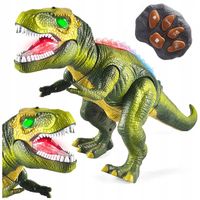 DINOZAUR T-REX INTERAKTYWNY ZDALNIE STEROWANY RC CHODZI RYCZY ŚWIECI PILOT