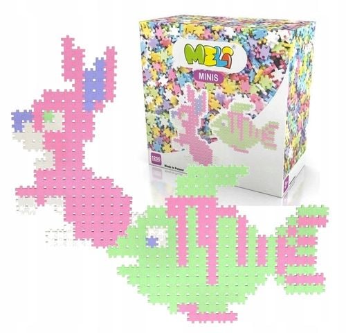 Klocki Konstrukcyjne Meli Minis PASTEL Wafle 1200 Elementów 50307 na Arena.pl