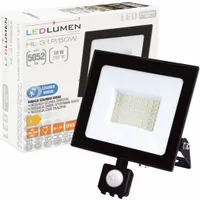Naświetlacz LED 50W=280W 5052lm Halogen Reflektor Slim Lampa Czujnik Ruchu