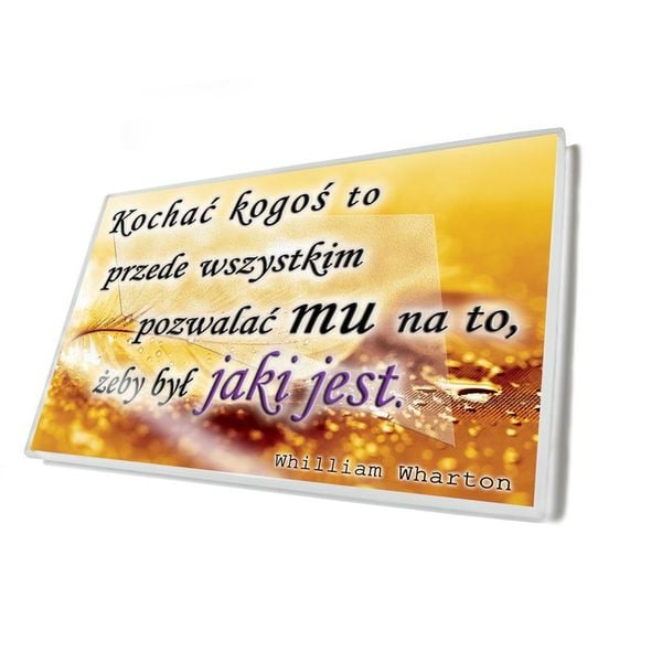 Kochać kogoś - magnes szklany zdjęcie 2