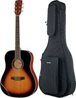 Gitara akustyczna Harley Benton D-120VS Vintage Sunburst z pokrowcem ZESTAW