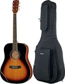 Gitara akustyczna Harley Benton D-120VS Vintage Sunburst z pokrowcem ZESTAW