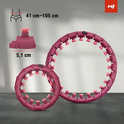 Hula hop odchudzające z wypustkami i obciążeniem regulowane smart na Arena.pl