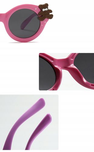 Dziecięce 3-6 lat gumowe Okulary przeciwsłoneczne UV z Polaryzacją Dzieci na Arena.pl