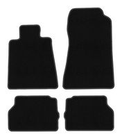 Dywaniki welurowe BASIC Mercedes C140/W140 coupe 1992-1999 czarne