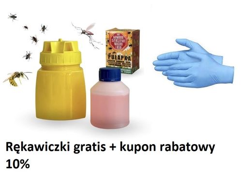 Pułapka na owady latające osy muchy komary + wabik+ KUPON RABATOWY na Arena.pl