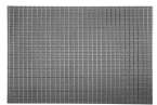 mata stołowa pvc pleciona prostokąt 45 x 30 cm szara dt09