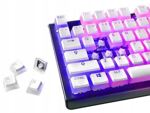 Keycaps SteelSeries PrismCaps (białe) na Arena.pl