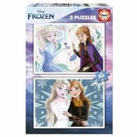 Zestaw 2 Puzzli Frozen 20 Części