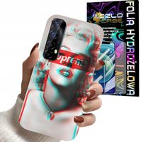 ETUI DO REALME 7 - Monroe MODNE KOBIECE WZORY + FOLIA