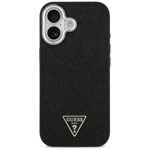 etui guess glitter triangle logo magsafe do iphone 17 - czarne na Arena.pl