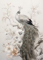 Plakat 13x18cm Pawia Gracja