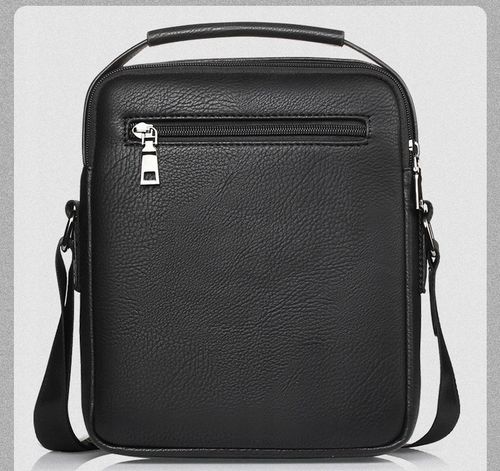 SASZETKA MĘSKA SKÓRZANA TORBA NA RAMIĘ DO RĘKI BRĄZ Z KIESZENIĄ na Arena.pl