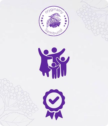 Sambucol Junior 6+ czarny bez, syrop na odporność 120 ml x2 + GRATIS na Arena.pl