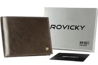 portfel męski skórzany n01-rvt-3173 d.brown