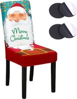 Świąteczny Pokrowiec na Krzesła Rozciągliwy na Boże Narodzenie
