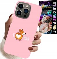 ETUI DO IPHONE 15 PRO - ŚMIESZNE WZORY I LOVE YOU PIESEK OBUDOWA