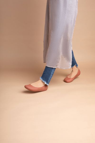 Damskie Wsuwane Buty Baleriny Baletki Brooklyn 209384 Flat 39-40 zdjęcie 11
