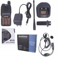 Krótkofalówka Baofeng GT-5 HT 5W BAOFENG WALKIE TALKIE RADIO