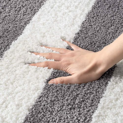 Dywanik Łazienkowy z Mikrofibry 40x60 w paski na Arena.pl