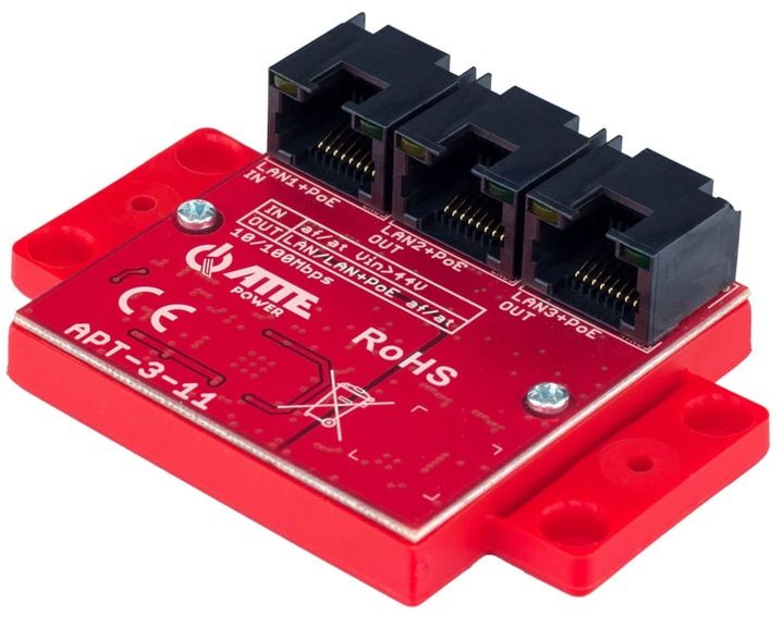 Switch Atte Power PoE XPOE-3-11A 3-portowy zdjęcie 3