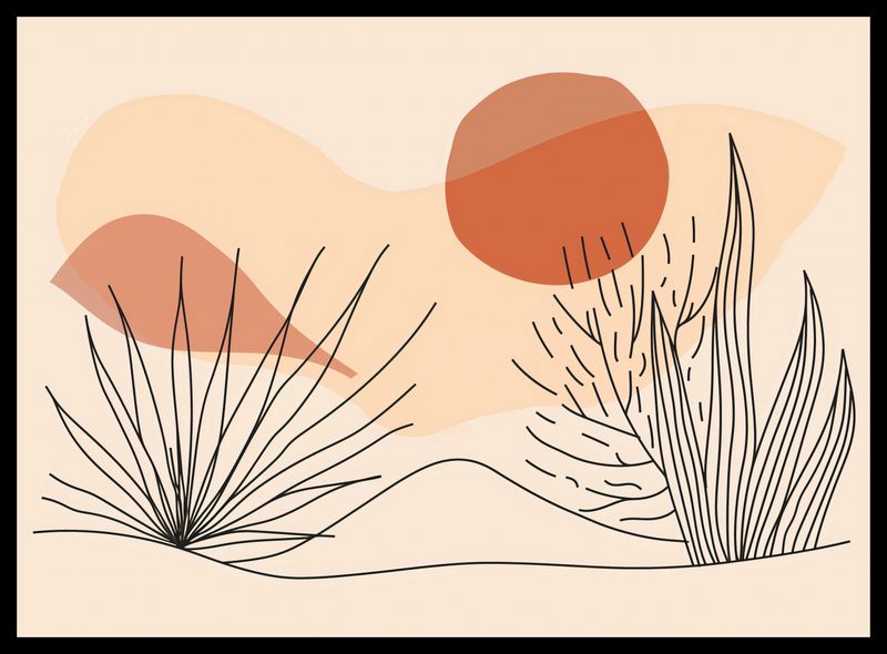 Plakat 55x40cm Miękka Roślinność zdjęcie 2