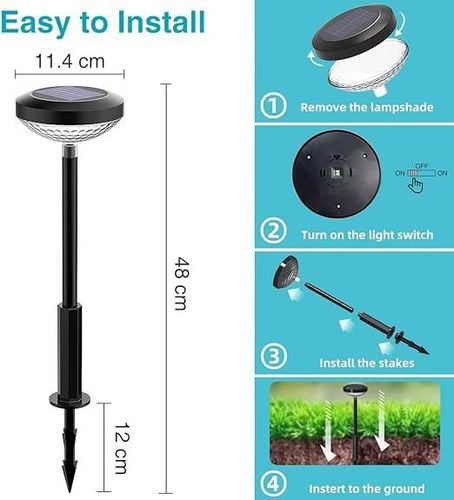 Lampy Solarne Do Ogrodu 4Szt. na Arena.pl