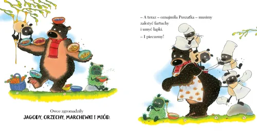 Miś Tuliś piecze ciasteczka na Arena.pl