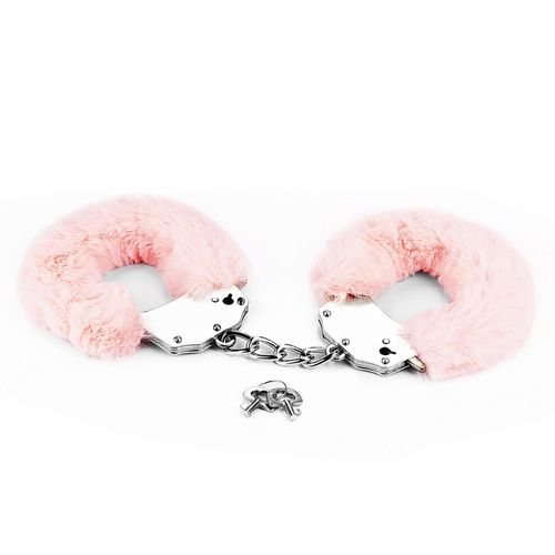 fetish pleasure fluffy handcuffs pink na Arena.pl