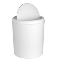 KOSZ ŁAZIENKOWY BIUROWY 5L BIAŁY MAT DBA