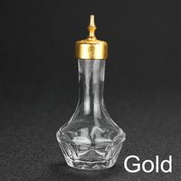 Butelka Do Likieru - Szklana - 50 ml - KOKTAJL BAR Złoty